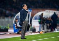 SAN SEBASTIAN, SPAIN - NOVEMBER 27:  Head coach Eusebio Sacristan of Real Sociedad reacts during the La Liga match between Real Sociedad de Futbol and FC Barcelona at Estadio Anoeta on November 27, 2016 in San Sebastian, Spain.  (Photo by Juan Manuel Serrano Arce/Getty Images)
